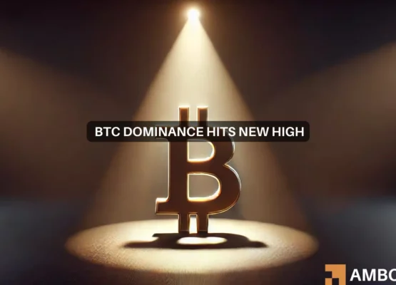 A high Bitcoin dominance does not guarantee BTC’s move past K